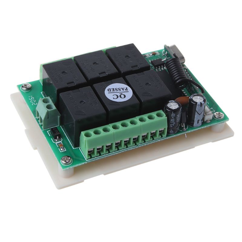 Bảng mạch 6 kênh không dây IOR DC12V 433MHz
