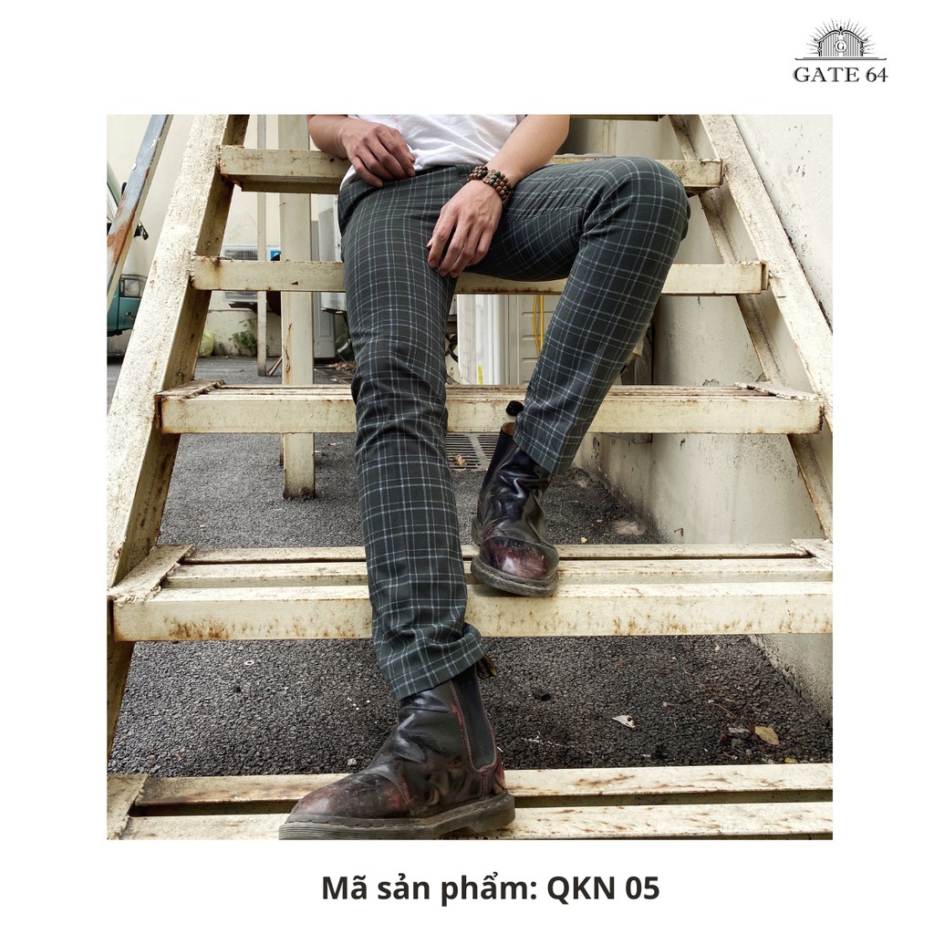 QUẦN KẺ NAM CARO ỐNG BÓ 5 MÀU RẺ CHẤT ĐẸP (CÓ BÁN SỈ) | CARO LONG PANT FOR MALE