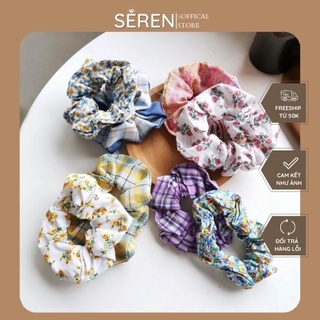 Cột tóc vải scrunchies buộc tóc 8 màu siêu xinh hot trend phukien.seren