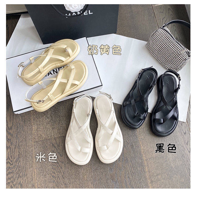 Dép xăng đan Giày Sandal Đế Mềm Chống Trượt Thiết Kế Dày Dặn Năng Động Thời Trang