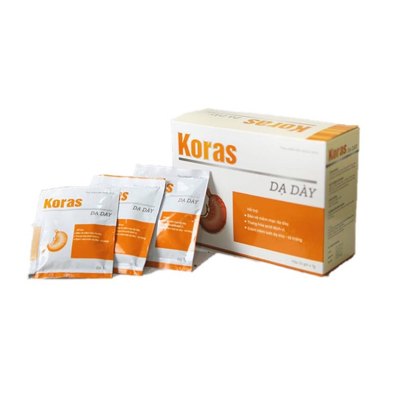 KORAS DẠ DÀY Hộp 20 gói.