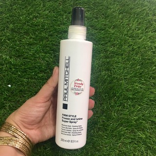 KEO XỊT TẠO KIỂU CỨNG TỐI ĐA VÀ GIỮ TÓC SÁNG BÓNG FREEZE AND SHINE SUPER SPRAY PAUL MITCHELL 250ml