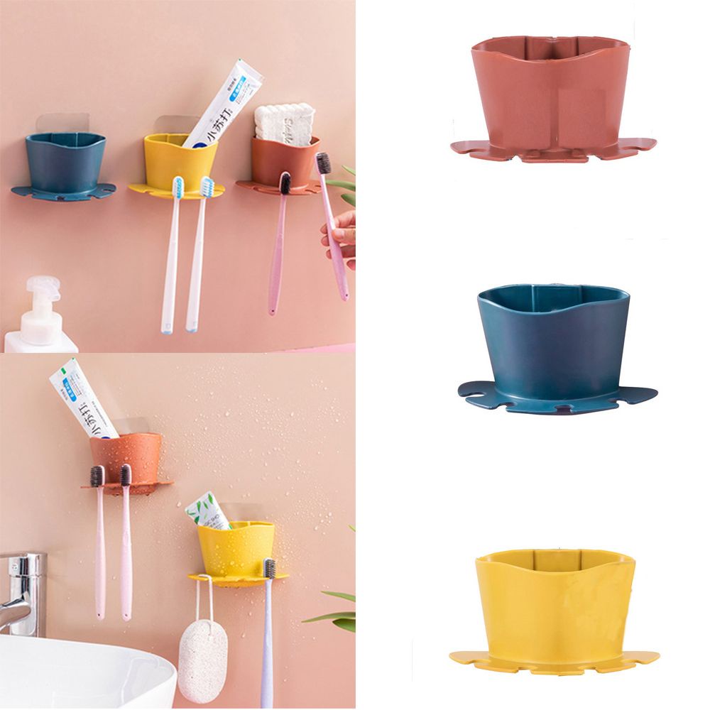 Giá đỡ bàn chải kem đánh răng gắn tường tiện lợi