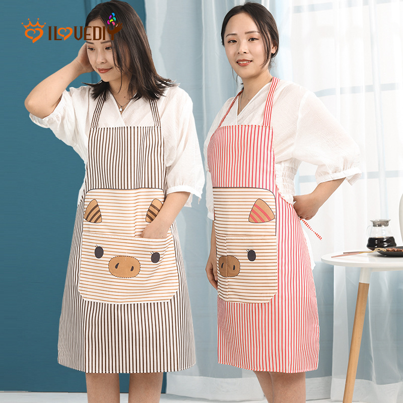 Tạp Dề Nhà Bếp Hình Chú Heo Dễ Thương