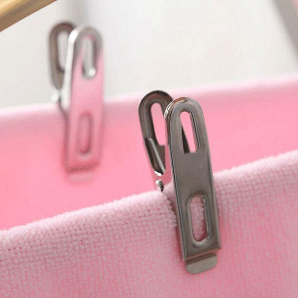 Kẹp quần áo mini bằng kim loại đa năng tiện dụng AVALENTINE