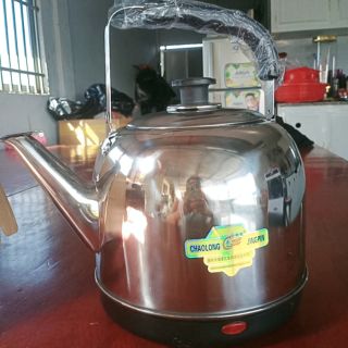 Ấm đun nước inox còi báo hiệu khi sôi 4l kettle