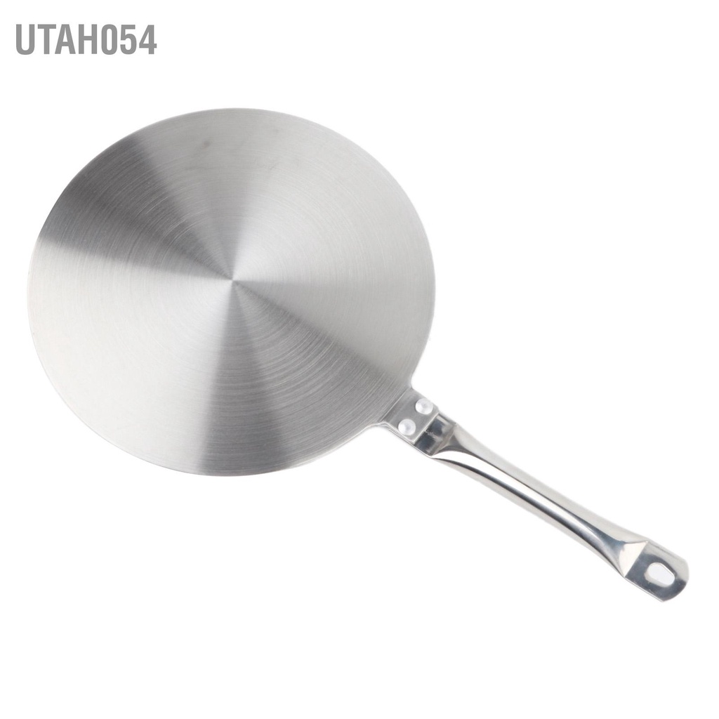 Utah054 Bộ chuyển đổi bộ khuếch tán nhiệt bằng thép không gỉ cho bếp gas / điện từ cung cấp gia đình 22cm