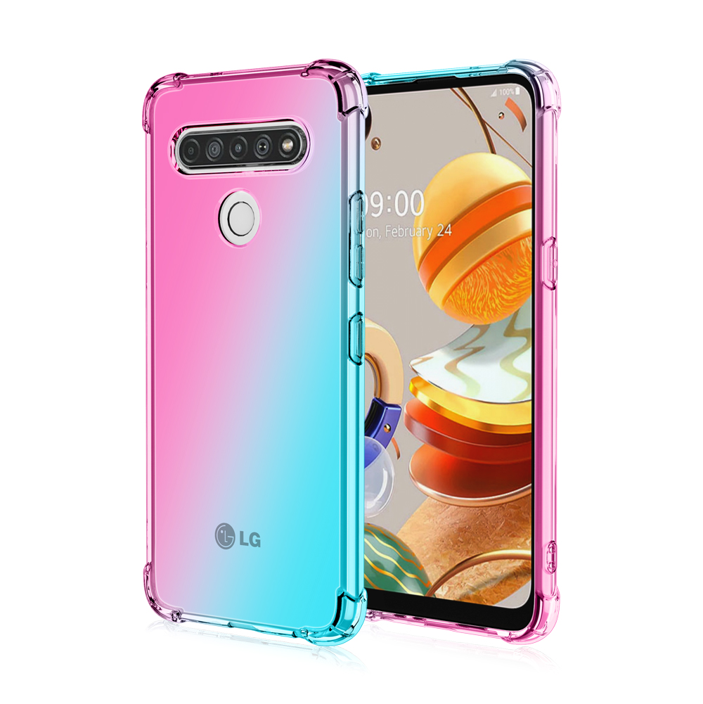 Ốp điện thoại chống sốc trong suốt cho LG K61 K41S K51S K50S K40S K52 K62 V60 ThinQ