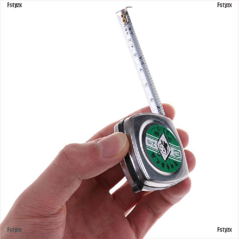 Thước Dây Mini Dài 2M Bằng Kim Loại Có Thể Thu Gọn Tiện Dụng