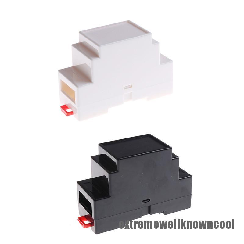 ECVN 88*37*59mm Plastic Electronics Box Project Case DIN Rail Junction Box