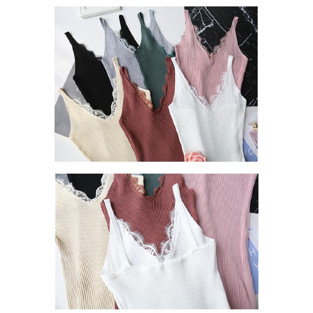 [Mã FAXANH55 giảm 10K đơn 50K] Đầm Ren Hai Dây Cổ Chữ V | BigBuy360 - bigbuy360.vn