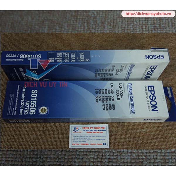 Băng mực hãng máy in hóa đơn Epson LQ 300 + II