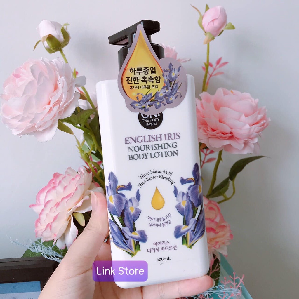 Dưỡng thể nước hoa On The Body 400ml