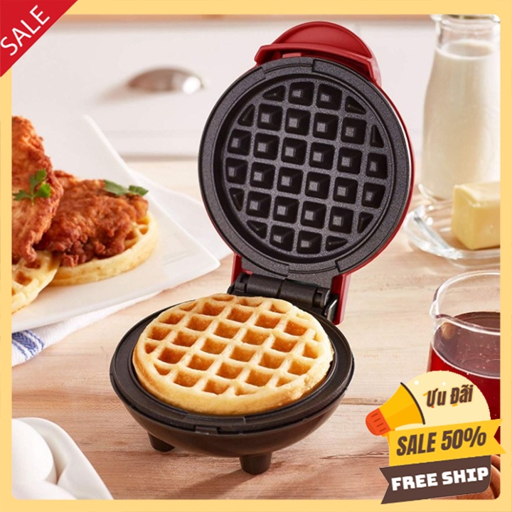 [Mã ELHADEV giảm 4% đơn 300K] Máy nướng bánh kẹp tàn ong, làm bánh waffle Mini Sokany