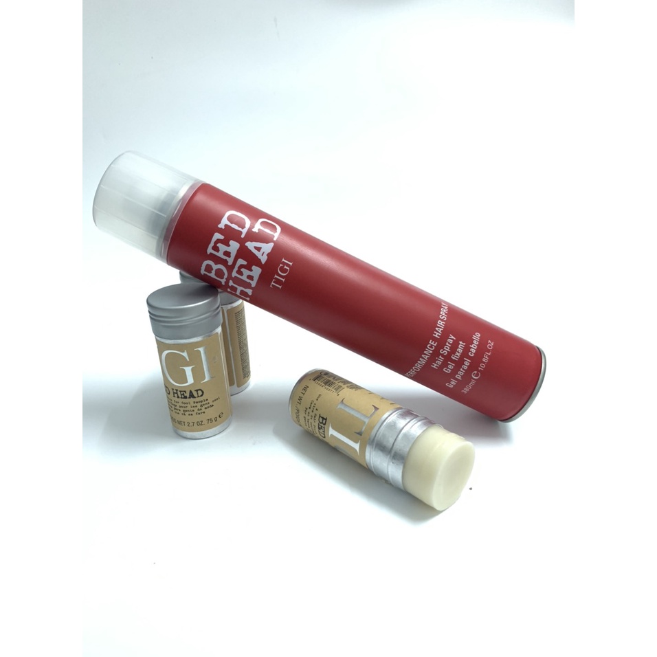 Gôm Xịt Tóc Tigi Bed Head 360ml + Sáp Vuốt Tóc Nam Tigi
