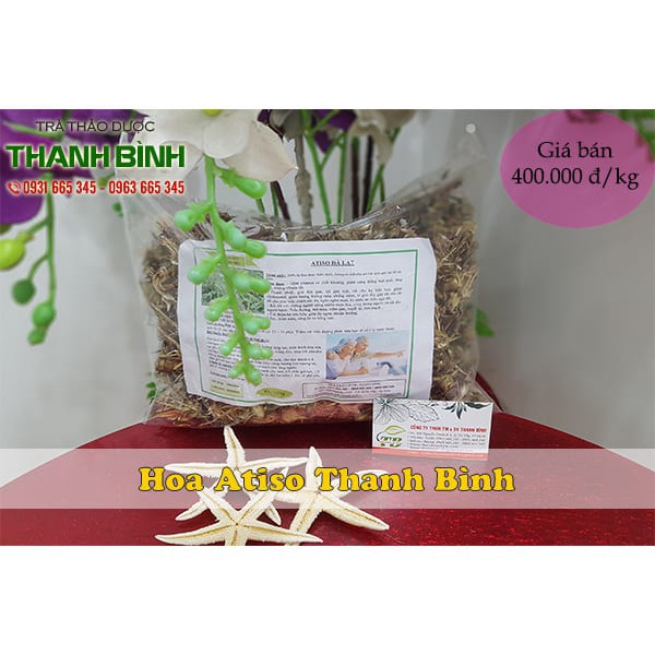 Hoa Atiso Sấy Khô Thơm Mát 500gr - Loại 1 Hàng Cty - Dược Liệu Thanh Bình