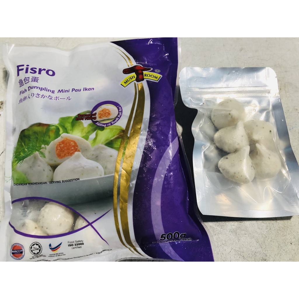 100g viên thả lẩu cá viên nhân trứng cá hồi malaysia