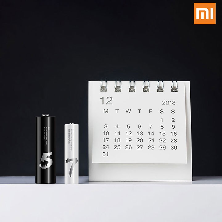 Hộp 4 Pin AA số 5 Xiaomi ZI5 Ni-MH Rechargeable Battery sạc lại 800 lần