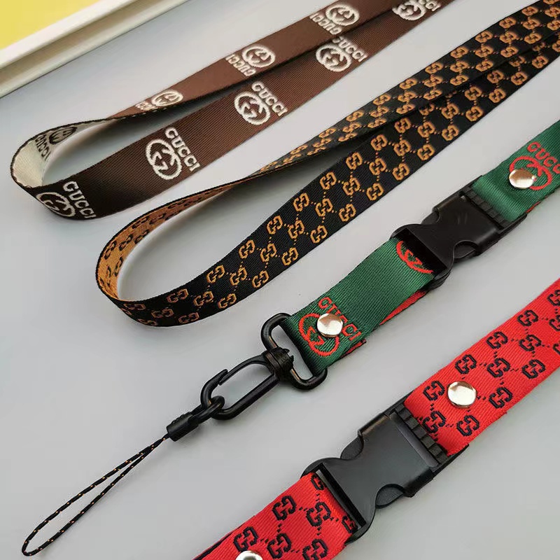 [Mã LIFE0803ALL giảm 10% đơn 0K] Dây Đeo Điện Thoại In Logo Gucci Thời Trang