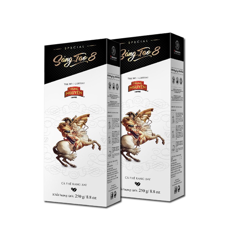 Cà phê rang xay Sáng Tạo 8 - Trung Nguyên Legend - Hộp 250gr