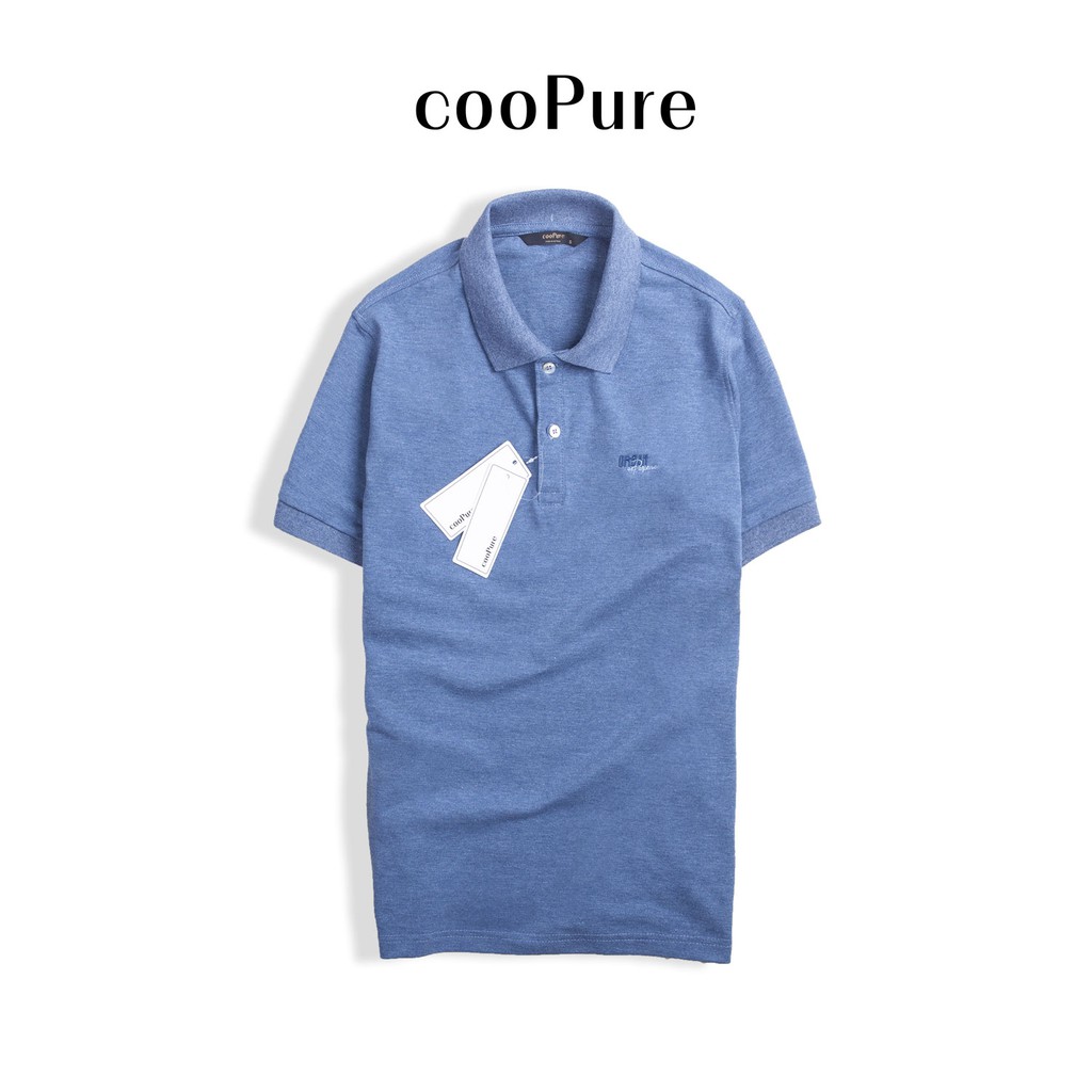 Áo thun polo nam cooPure vải cotton mix sợi elastin, thiết kế hiện đại NO.1404 (4 màu)
