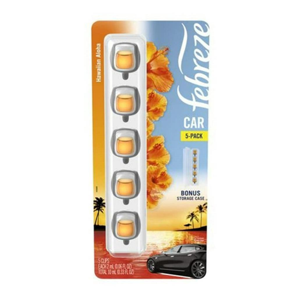 Nước hoa xe hơi Febreze Car Linen & Sky / Hawaiian Aloha