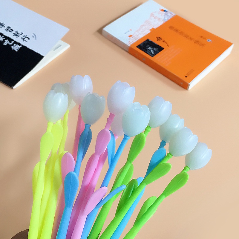 Bút Gel Mực Đen Ngòi 0.5mm Thay Đổi Màu Sắc Sáng Tạo Cho Học Sinh