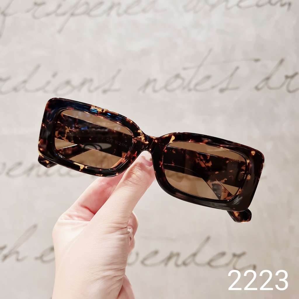 Kính Mát Nam Nữ Lilyeyewear Chống Uv400, Thiết Kế Mắt Vuông Dễ Đeo, Màu Sắc Thời Trang - 2223