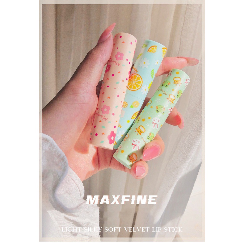 Son thỏi nội địa trung Nivamo son môi có dưỡng không trôi Maxfine SS11