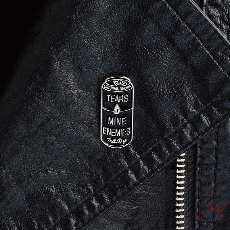 Trâm cài áo hình lon bia bằng kim loại ngộ nghĩnh thời trang