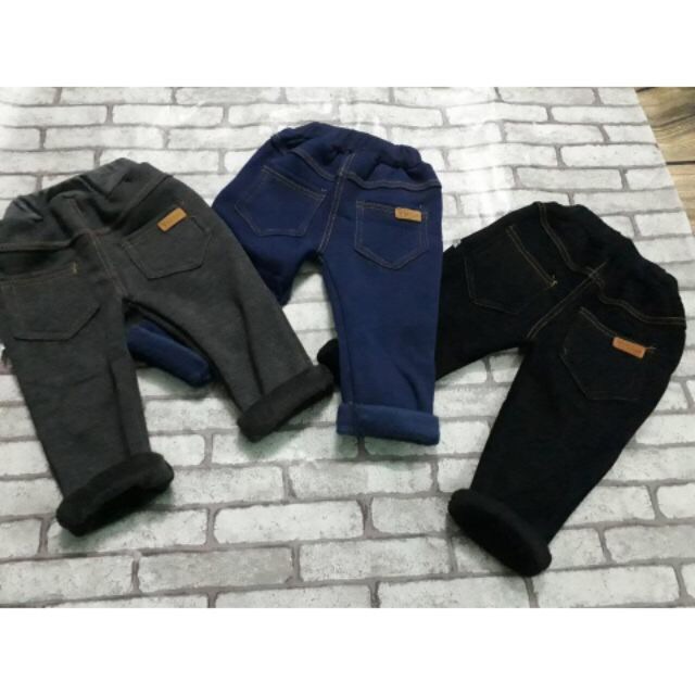 Combo quần giả Jean lót lông