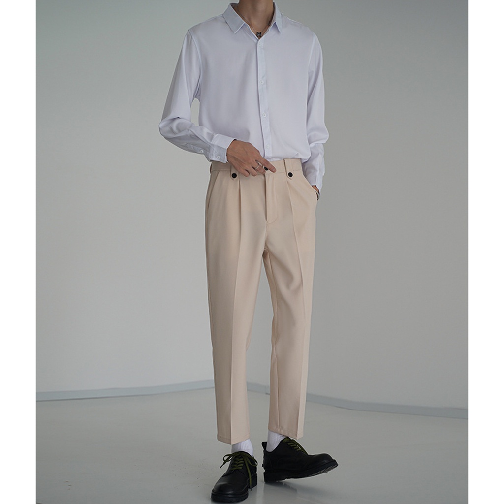 △☞❏...Quần Tây Nam UNICI FASHION ôm dáng quần baggy nam không nhăn không xù phong cách lịch lãm Hàn Quốc QD303
