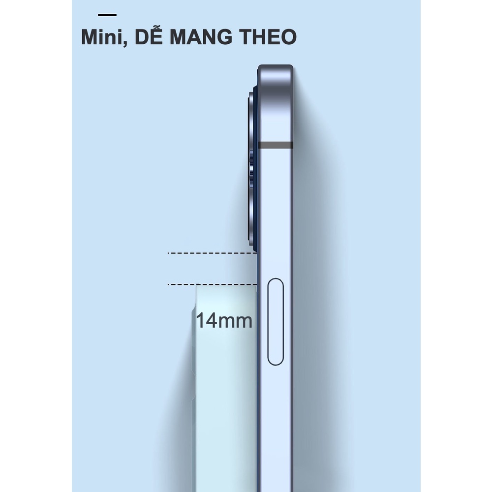 Sạc Dự Phòng Không Dây PD 20W Fonemax FMS-V11 5000mAh,Sạc không dây từ tính Max 15W