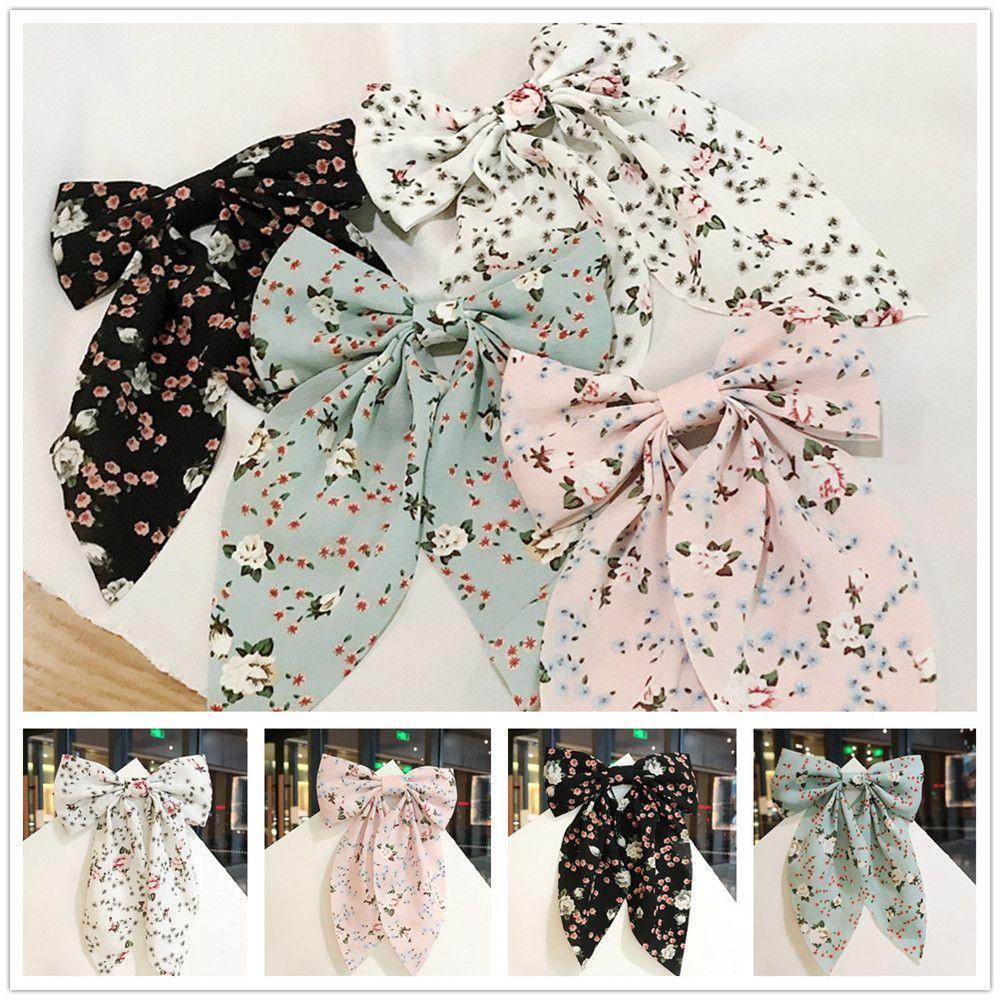 Kẹp Tóc Nơ Ruy Băng Lớn Cho Nữ