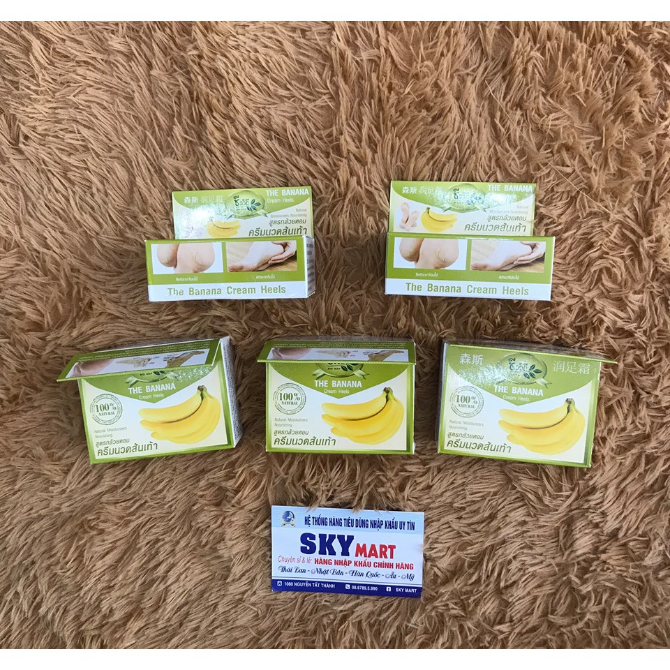 Trị nứt chân Banana Thái Lan