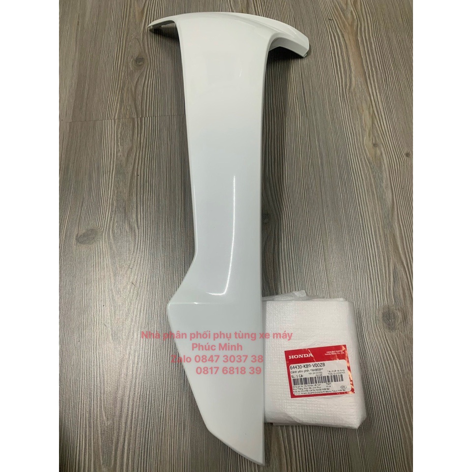 Cánh yếm phải *NHB55P* của xe wave anpha 110 2011 màu trắng