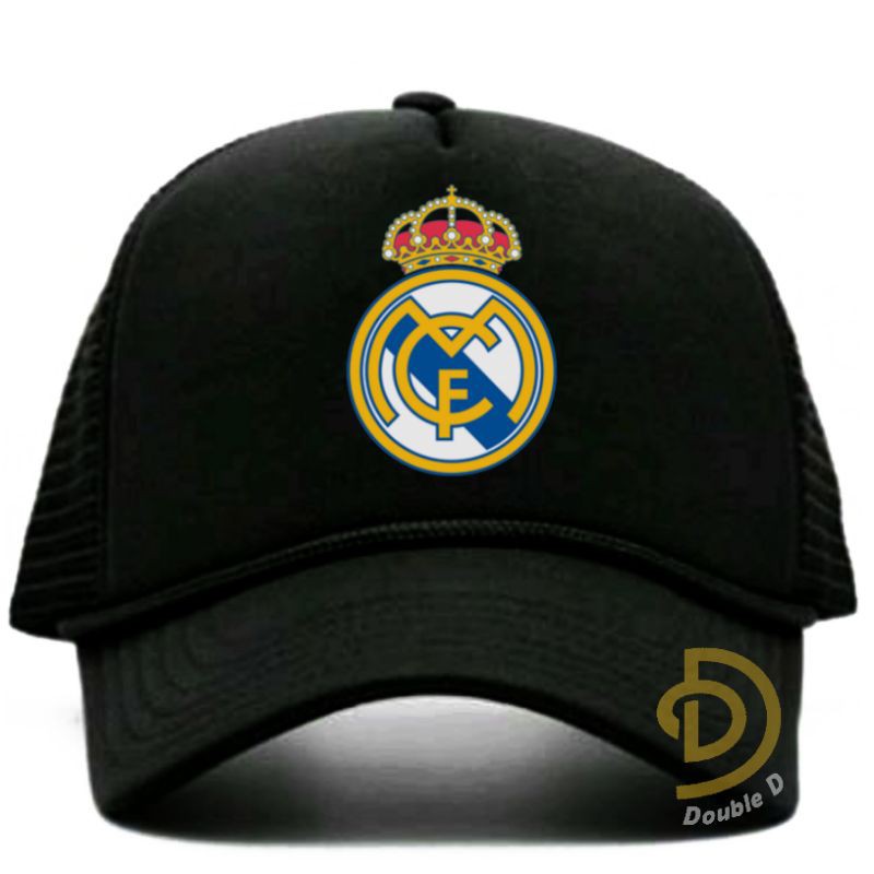 Mũ Lưỡi Trai In Logo Real Madrid Cá Tính