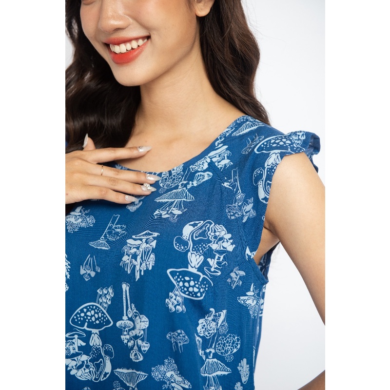 Bộ mặc nhà sát nách quần sooc Winny 2MNLA22029B