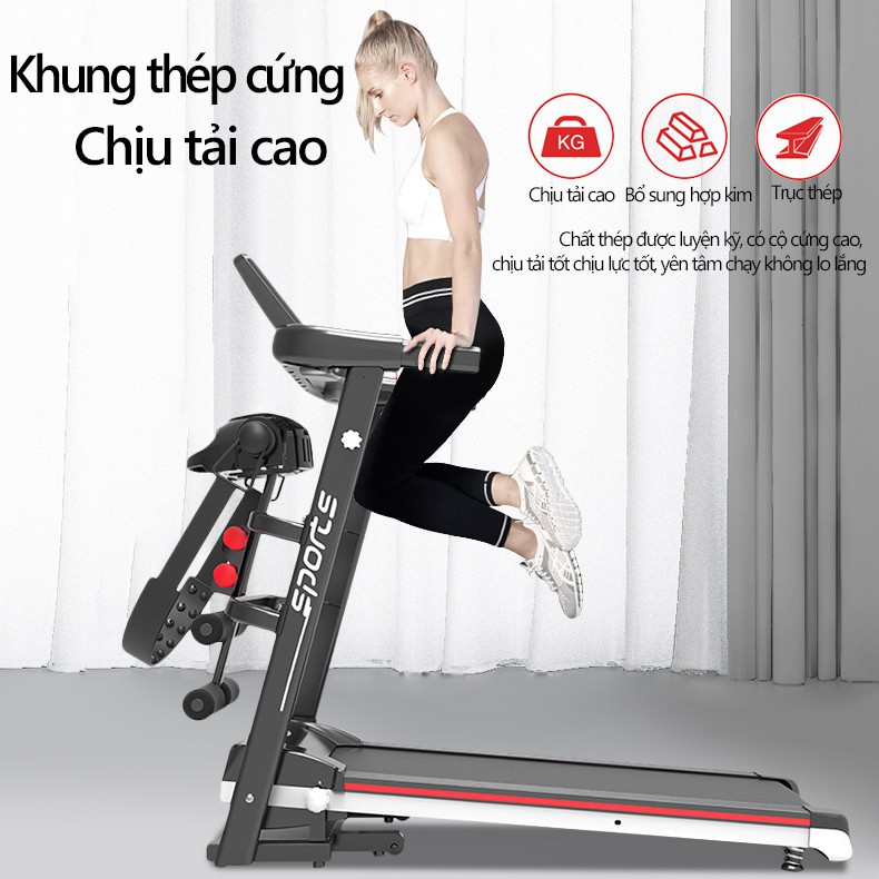 Máy chạy bộ điện động đa chức năng máy chạy gym tại nhà giữ dáng có thể gấp gọn giảm cân thon gọn vinhthuan.shop