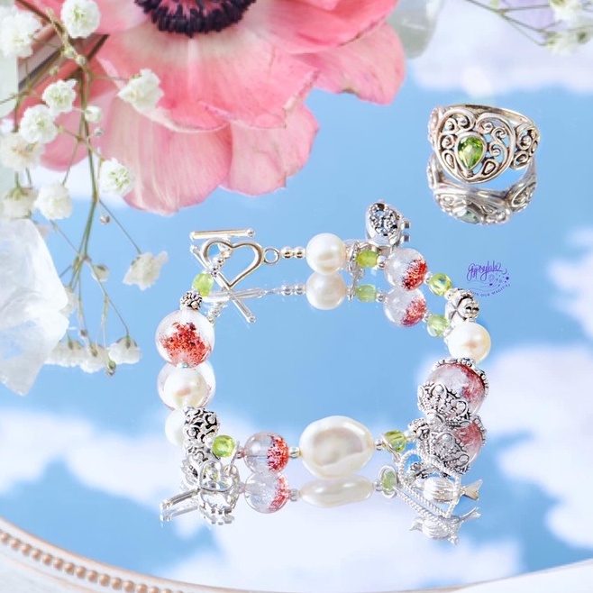 Vòng Tay Thiết Kế Đá Thiên Nhiên Mang Năng Lượng SP003967 Gypsy.lala