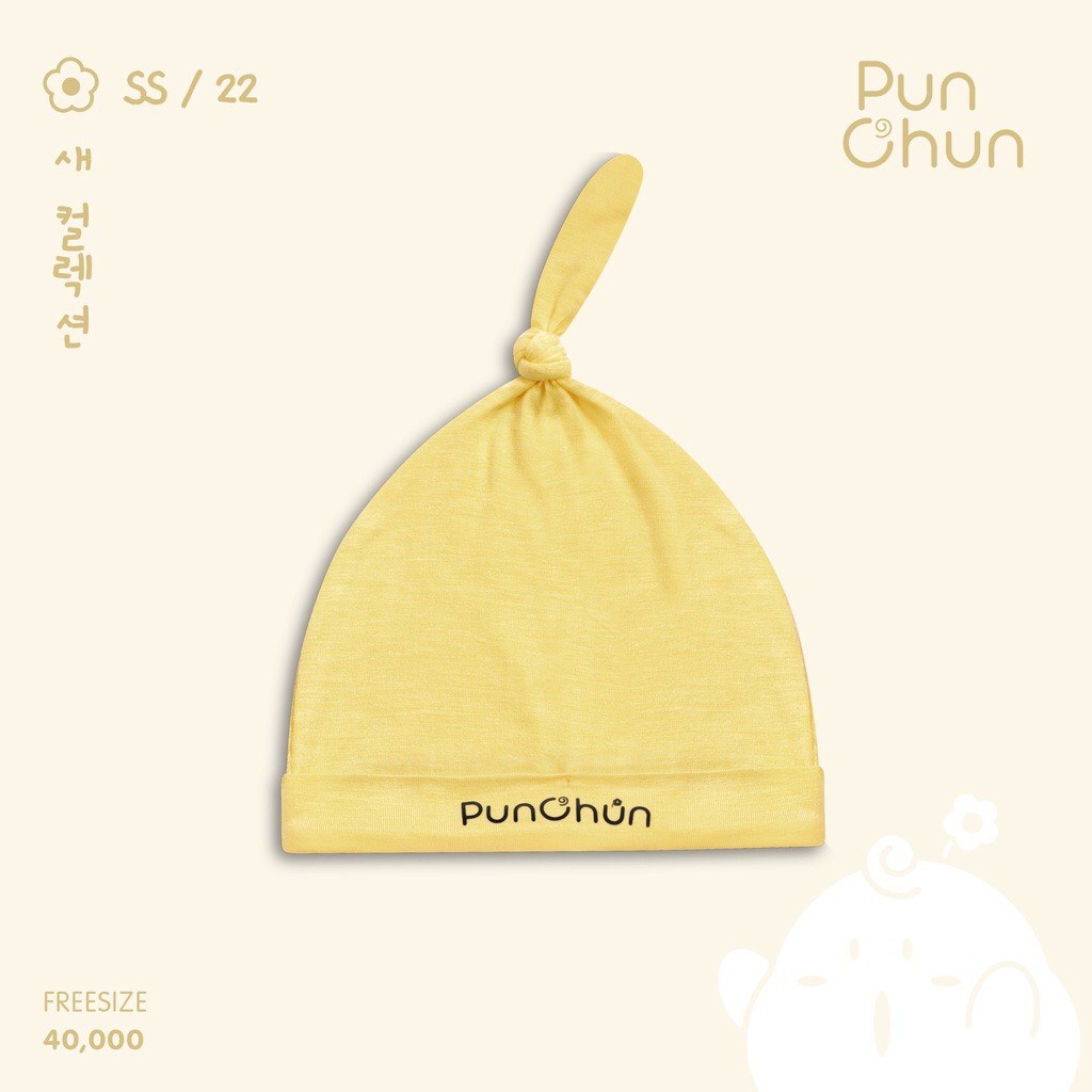 Punchun Mũ thóp sơ sinh bảo vệ bé SS2022D03