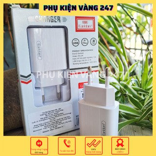 Củ sạc earldom 2.1a max ⚡ chính hãng ⚡ cốc sạc nhanh earldom es - 201 củ sạc nhanh kèm dây sạc lightning, type c, micro