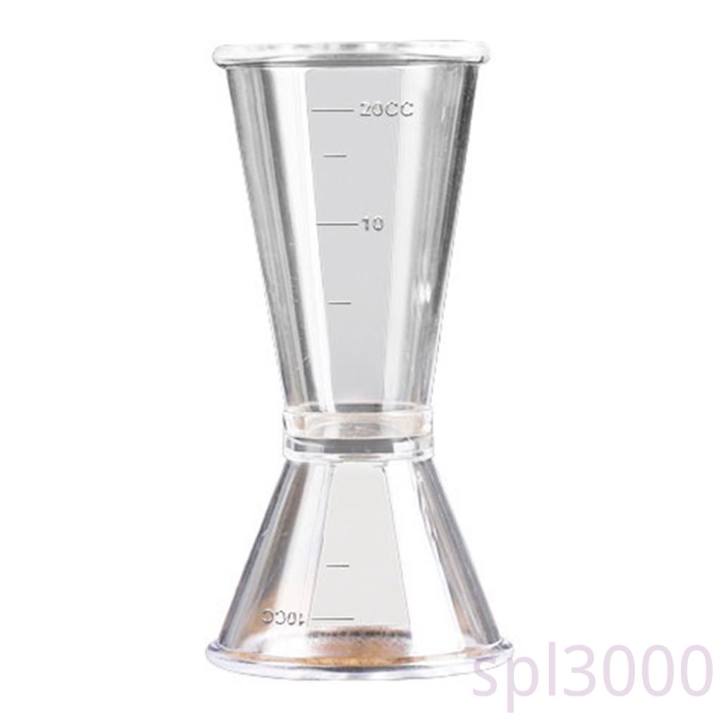 Cốc đong bằng nhựa trong suốt dùng cho pha chế gia đình/quán bar tiện lợi