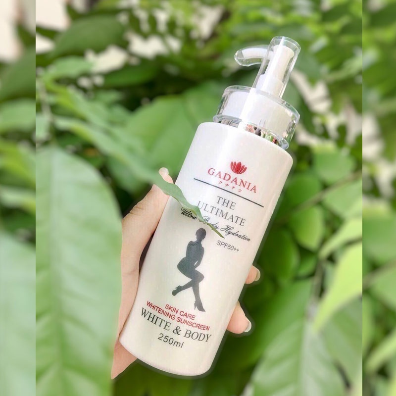 Kem chống nắng body nâng tone Gadania Nhật 250ml SPF50++ chống nắng toàn thân Lamdep24g