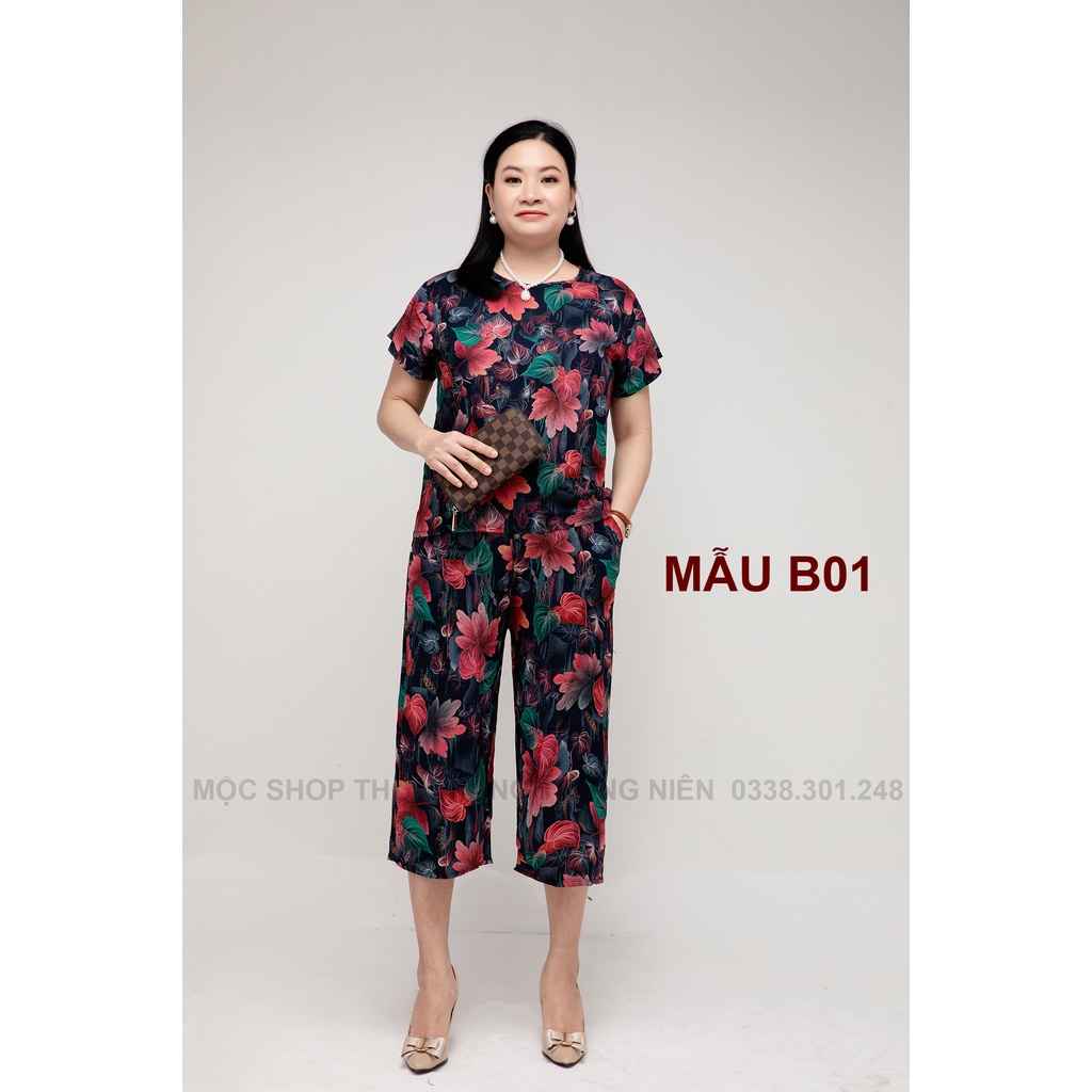 Bộ Lanh 3D - Quà tặng bà tặng mẹ Cực sang