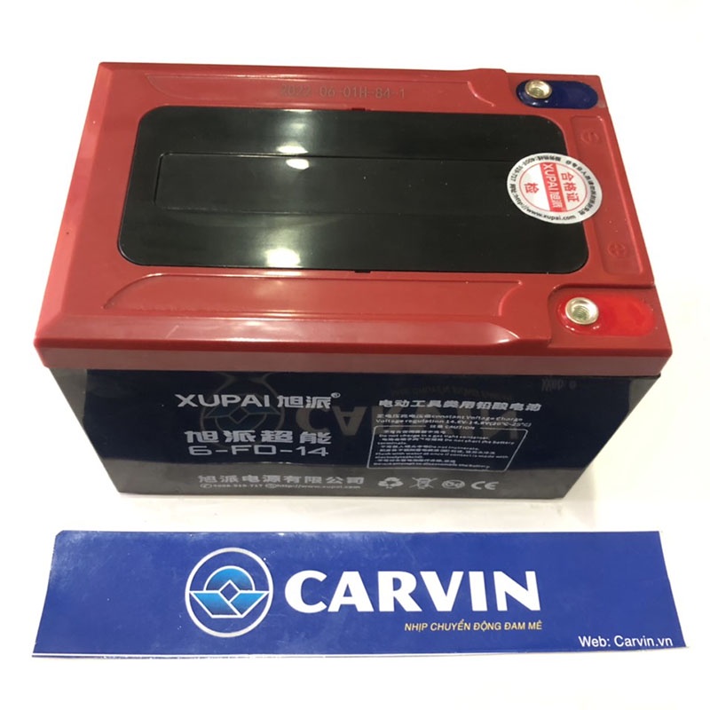 Bộ 4 bình ắc quy cho xe đạp điện | Bộ ắc quy Xupai 48V 12V-12AH / 12.8AH / 14AH