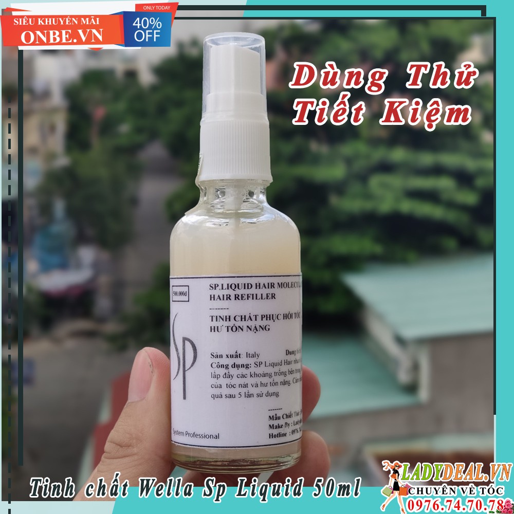 [Ladydeal.vn] - Tinh chất phục hồi tóc hư tổn Wella Sp liquid hair 100ml