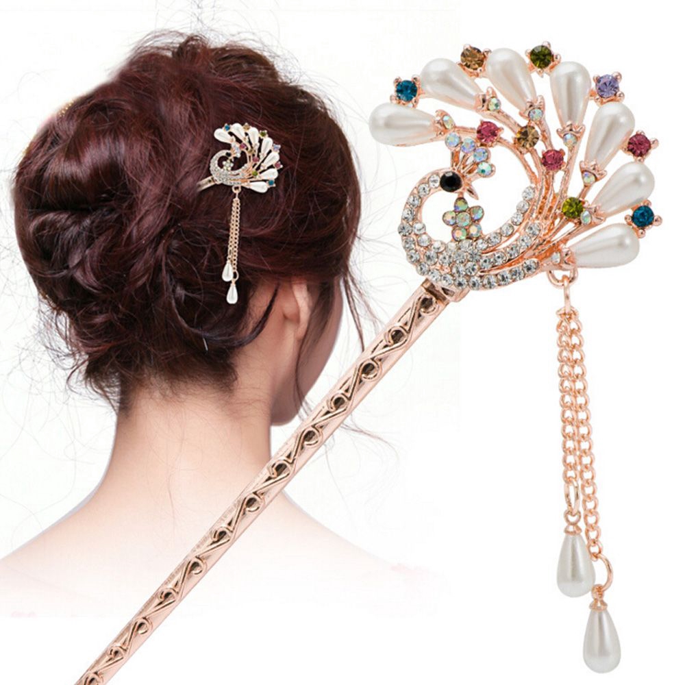 Trâm cài tóc kiểu dáng thời trang phong cách retro