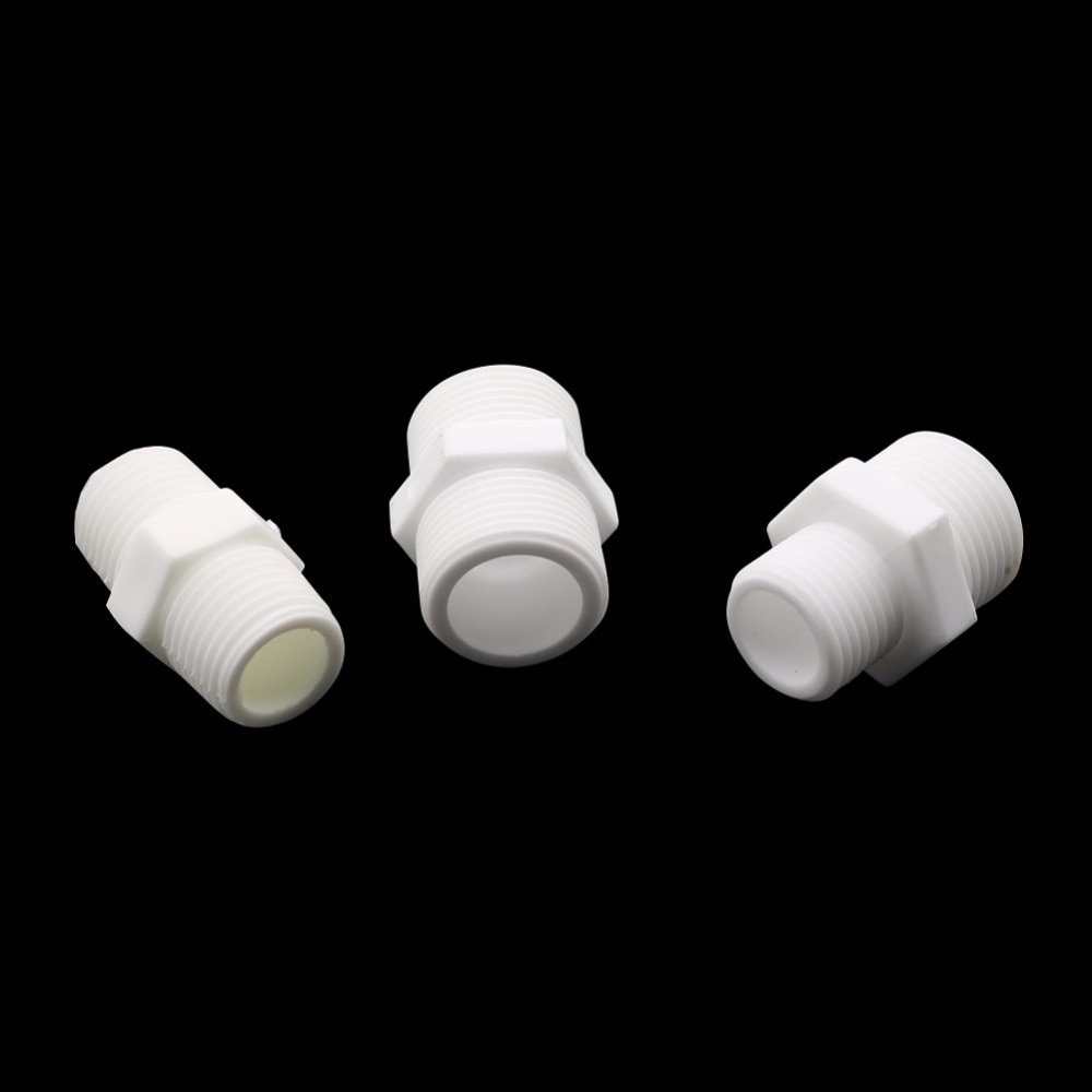 Set 2 Đầu Nối Ren Lụa Bằng Nhựa 1 / 2 "3 / 4" Chuyên Dụng Cho Làm Vườn