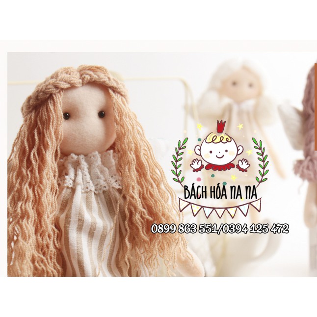 DIY Bộ Kit tự may búp bê THIÊN THẦN NHỎ- thú nhồi bông tự làm, búp bê handmade - Handmade Nana Shop